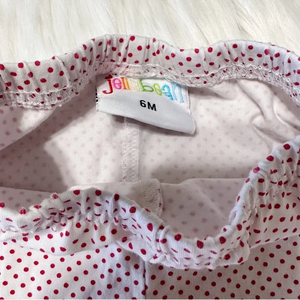 Jelly Beans‎ Red and White Polka Dot Pajama Set